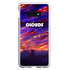 Чехол для Samsung S10E с принтом CLOUDS в Санкт-Петербурге, Силикон | Область печати: задняя сторона чехла, без боковых панелей | 