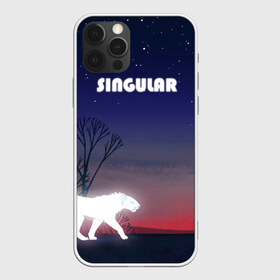Чехол для iPhone 12 Pro Max с принтом SINGULAR в Санкт-Петербурге, Силикон |  | алый закат | звездное небо | неоновый тигр | ночное небо | тигр на закате