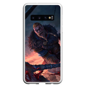 Чехол для Samsung Galaxy S10 с принтом ASSASSINS CREED VALHALLA в Санкт-Петербурге, Силикон | Область печати: задняя сторона чехла, без боковых панелей | Тематика изображения на принте: eivor | valhalla | vikings | ассасин крид вальгала | ассасин крид вальхалла | ассассин крид | вальгалла | вальхалла | викинг | викинги | северное сияние | эйвор