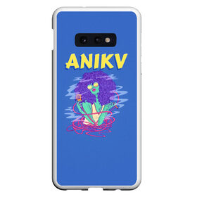 Чехол для Samsung S10E с принтом ANIKV в Санкт-Петербурге, Силикон | Область печати: задняя сторона чехла, без боковых панелей | anika | anikv | аника | анна пурцен | было или нет | песни