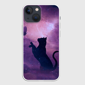 Чехол для iPhone 13 mini с принтом Star Cat в Санкт-Петербурге,  |  | cats | star cat | арт кошка | арт кошка в космосе | кошки | кошки в космосе