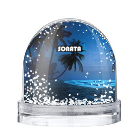 Снежный шар с принтом SONATA в Санкт-Петербурге, Пластик | Изображение внутри шара печатается на глянцевой фотобумаге с двух сторон | 
