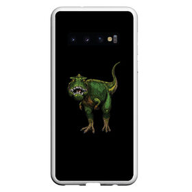 Чехол для Samsung Galaxy S10 с принтом Тираннозавр Рекс в Санкт-Петербурге, Силикон | Область печати: задняя сторона чехла, без боковых панелей | Тематика изображения на принте: 