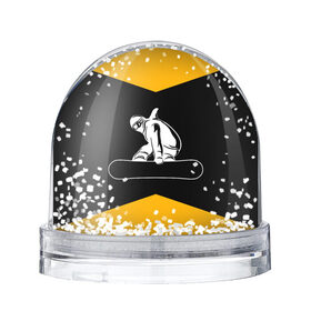 Снежный шар с принтом Сноубордист в Санкт-Петербурге, Пластик | Изображение внутри шара печатается на глянцевой фотобумаге с двух сторон | snowboard | snowboarding | горные лыжи | прыжок | сноуборд | сноубординг | сноубордист | экстрим