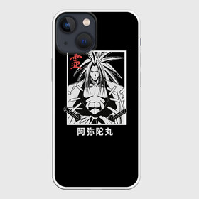 Чехол для iPhone 13 mini с принтом Дух Амидамару в Санкт-Петербурге,  |  | amidamaru | japan | king | samurai | shaman | you asakura | амедамару | амидамару | анна | басон | георг фауст | ё асакура | зик | йо | катана | кинг | король | лайсерг | лен | морти | они | рио | рэн | самурай | тао | трей | хао | ш