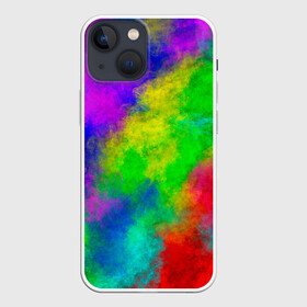 Чехол для iPhone 13 mini с принтом Multicolored в Санкт-Петербурге,  |  | Тематика изображения на принте: abstract | colorful | holi | neon | pattern | rainbow | texture | абстракция | граффити | дым | искусство | кислота | кислотный | краска | красочный | микс | неоновый | облака | радуга | радужный | текстура | туман | узор | холи