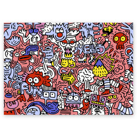 Поздравительная открытка с принтом Tosh в Санкт-Петербурге, 100% бумага | плотность бумаги 280 г/м2, матовая, на обратной стороне линовка и место для марки
 | Тематика изображения на принте: color | hipster | pattern | pop art | tosh | ерунда | поп арт | узор | хипстер | цвет