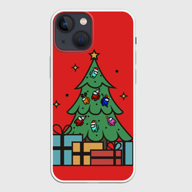 Чехол для iPhone 13 mini с принтом Among Us в Санкт-Петербурге,  |  | 2021 | 21 | 2k21 | among | among us | christmas | crewmate | game | impistor | new | santa | snow | space | us | vote | year | выживший | год | дед | игра | клаус | космос | мороз | невиновный | новый | предатель | рождество | самозванец | сант