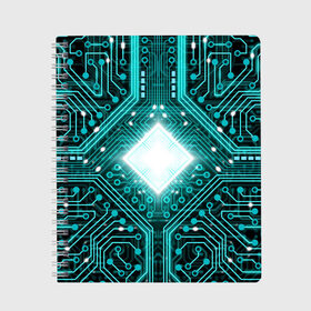Тетрадь с принтом Схема в Санкт-Петербурге, 100% бумага | 48 листов, плотность листов — 60 г/м2, плотность картонной обложки — 250 г/м2. Листы скреплены сбоку удобной пружинной спиралью. Уголки страниц и обложки скругленные. Цвет линий — светло-серый
 | background | board | chip | circuit | processor | texture | плата | процессор | схема | текстура | фон | чип
