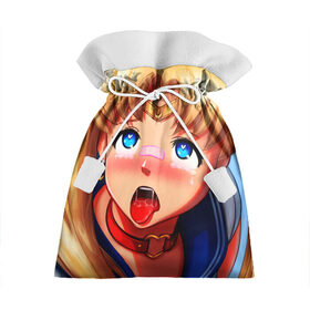 Подарочный 3D мешок с принтом SAILOR MOON AHEGAO в Санкт-Петербурге, 100% полиэстер | Размер: 29*39 см | Тематика изображения на принте: ahegao | anime | sailor moon | sailor moon ahegao | аниме | ахегао | сейлор мун | сейлор мун ахегао | сэйлор мун