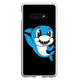 Чехол для Samsung S10E с принтом Baby Shark в Санкт-Петербурге, Силикон | Область печати: задняя сторона чехла, без боковых панелей | 