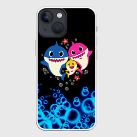 Чехол для iPhone 13 mini с принтом Baby Shark в Санкт-Петербурге,  |  | anime | baby shark dance | kawaii | акулы | волны | дельфин | детям | каваи | корейские | лагуна | малышам | малыши | мемы | море | морские | морские звезды | мультяшный | океан | песенка про акулу | песня | под водой
