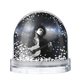 Снежный шар с принтом КИНО в Санкт-Петербурге, Пластик | Изображение внутри шара печатается на глянцевой фотобумаге с двух сторон | 47 | 47 цой | виктор цой | группа кино | икарус | кино | музыка | рок | русский рок | цой