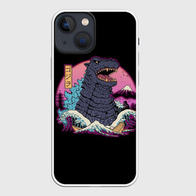 Чехол для iPhone 13 mini с принтом Godzilla art в Санкт-Петербурге,  |  | Тематика изображения на принте: аниме. арт | годзилла | монстр | япония