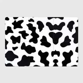 Магнитный плакат 3Х2 с принтом Му-му в Санкт-Петербурге, Полимерный материал с магнитным слоем | 6 деталей размером 9*9 см | абстракция | бык | кожа коровы | корова | му му | пятна | черно белое | черно белые пятна