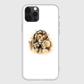 Чехол для iPhone 12 Pro Max с принтом Львы в Санкт-Петербурге, Силикон |  | Тематика изображения на принте: животные | звери | львы | семья львов | хищники