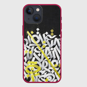 Чехол для iPhone 13 mini с принтом GRAFFITY в Санкт-Петербурге,  |  | граффити | каллиграфия | минимализм | надписи | настенная живопись | символы