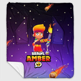 Плед с рукавами с принтом BRAWL STARS AMBER в Санкт-Петербурге, 100% полиэстер | Закругленные углы, все края обработаны. Ткань не мнется и не растягивается. Размер 170*145 | 8 bit | amber | brawl stars | colette | crow | gale | leon | max | mecha | mecha crow | mr.p | sally leon | shark | tara | virus 8 bit | werewolf leon | акула | амбер | берли | бравл старс | ворон | коллет | макс | оборотень