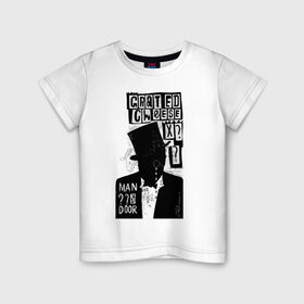Детская футболка хлопок с принтом Man в Санкт-Петербурге, 100% хлопок | круглый вырез горловины, полуприлегающий силуэт, длина до линии бедер | 2020 | абстракция | граффити | стиль | тренд | уличный стиль | урбан