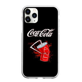 Чехол для iPhone 11 Pro матовый с принтом Coca Cola в Санкт-Петербурге, Силикон |  | coca cola | газировка | кола | лето | лимонад | свежесть | стакан