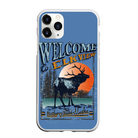 Чехол для iPhone 11 Pro Max матовый с принтом Аляска в Санкт-Петербурге, Силикон |  | Тематика изображения на принте: аляска | дикая природа | дикие животные. | звери | олени | природа | рога