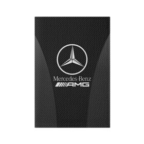 Обложка для паспорта матовая кожа с принтом MERCEDES-BENZ в Санкт-Петербурге, натуральная матовая кожа | размер 19,3 х 13,7 см; прозрачные пластиковые крепления | mercedes | mercedes benz | авто | автомобиль | логотип | марка | машина | мерин | мерс | мерседес | надпись | текстура