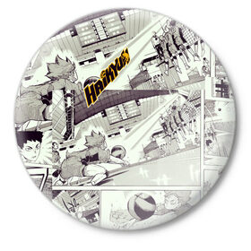 Значок с принтом Haikyu в Санкт-Петербурге,  металл | круглая форма, металлическая застежка в виде булавки | Тематика изображения на принте: haikyu | аниме | волейбол | манга | спортивная | фурудатэ | харуити
