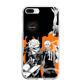 Чехол для iPhone 7Plus/8 Plus матовый с принтом Haikyu в Санкт-Петербурге, Силикон | Область печати: задняя сторона чехла, без боковых панелей | haikyu | аниме | волейбол | манга | спортивная | фурудатэ | харуити