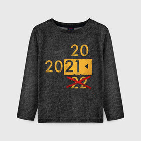 Детский лонгслив 3D с принтом 2022 не БУДЕТ в Санкт-Петербурге, 100% полиэстер | длинные рукава, круглый вырез горловины, полуприлегающий силуэт
 | 2020 год мем | асфальт | мем про апокалипсис | мем про конец света | новый год