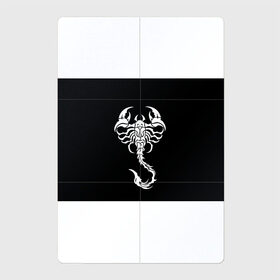 Магнитный плакат 2Х3 с принтом Скорпион в Санкт-Петербурге, Полимерный материал с магнитным слоем | 6 деталей размером 9*9 см | знак зодиака | природа. | ракообразные | скорпион | ядовитые существа