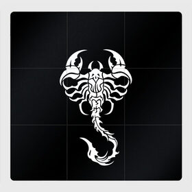 Магнитный плакат 3Х3 с принтом Скорпион в Санкт-Петербурге, Полимерный материал с магнитным слоем | 9 деталей размером 9*9 см | знак зодиака | природа. | ракообразные | скорпион | ядовитые существа
