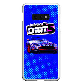 Чехол для Samsung S10E с принтом Dirt 5 в Санкт-Петербурге, Силикон | Область печати: задняя сторона чехла, без боковых панелей | Тематика изображения на принте: dirt | dirt 4 | dirt 5 | dirt car | dirt logo | dirt racing | dirt машины | дирт 4 | дирт 5