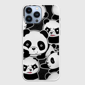 Чехол для iPhone 13 Pro Max с принтом Смешные панды в Санкт-Петербурге,  |  | животные | медведи | мишки | мультяшки | смешные панды