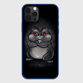 Чехол для iPhone 12 Pro с принтом HAMSTER в Санкт-Петербурге, силикон | область печати: задняя сторона чехла, без боковых панелей | злое животное | злой хомяк | красные глаза | мышка | хомяк
