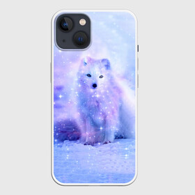 Чехол для iPhone 13 с принтом Полярная Лисица в Санкт-Петербурге,  |  | 2021 | белка | детская | единорог | енот | животное | зверь | лиса | лисенок | лисица | медведь | милый зверек | новогодняя | песец | подарок | прикольная | рождество | с новым годом | сказка | снег