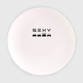 Тарелка с принтом Tesla sexy в Санкт-Петербурге, фарфор | диаметр - 210 мм
диаметр для нанесения принта - 120 мм | Тематика изображения на принте: tesla | тесла