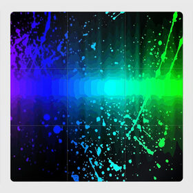 Магнитный плакат 3Х3 с принтом Neon в Санкт-Петербурге, Полимерный материал с магнитным слоем | 9 деталей размером 9*9 см | Тематика изображения на принте: color | fashion | neon | paint | spray | брызги | краска | мода | неон | цвет