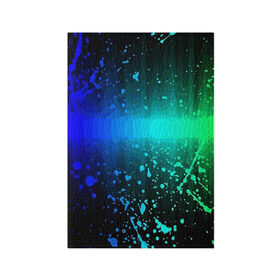 Обложка для паспорта матовая кожа с принтом Neon в Санкт-Петербурге, натуральная матовая кожа | размер 19,3 х 13,7 см; прозрачные пластиковые крепления | Тематика изображения на принте: color | fashion | neon | paint | spray | брызги | краска | мода | неон | цвет