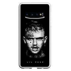 Чехол для Samsung Galaxy S10 с принтом LIL PEEP WB в Санкт-Петербурге, Силикон | Область печати: задняя сторона чехла, без боковых панелей | Тематика изображения на принте: lil | lil peep | logobombing | peep. лил | pump | rap | xxx | xxxtenticon | пип | с лил пипом