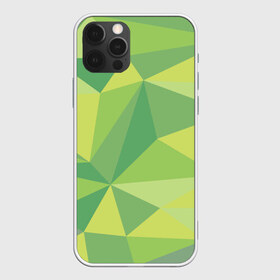 Чехол для iPhone 12 Pro Max с принтом green faces в Санкт-Петербурге, Силикон |  | абстракция | грани | минимализм | орнаменты | текстуры | треугольник | узоры