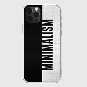 Чехол для iPhone 12 Pro Max с принтом MINIMALISM в Санкт-Петербурге, Силикон |  | Тематика изображения на принте: контраст | минимализм | прикольная надпись | трендовая надпись | черно белое