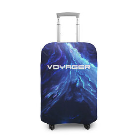 Чехол для чемодана 3D с принтом Voyager в Санкт-Петербурге, 86% полиэфир, 14% спандекс | двустороннее нанесение принта, прорези для ручек и колес | Тематика изображения на принте: 