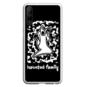 Чехол для Honor P30 с принтом Haunted Family / Kizaru в Санкт-Петербурге, Силикон | Область печати: задняя сторона чехла, без боковых панелей | born to trap | ghost | haunted family | кизару | хорошая работа олег