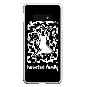 Чехол для Samsung S10E с принтом Haunted Family / Kizaru в Санкт-Петербурге, Силикон | Область печати: задняя сторона чехла, без боковых панелей | Тематика изображения на принте: born to trap | ghost | haunted family | кизару | хорошая работа олег