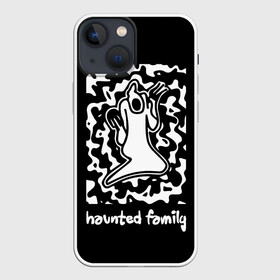 Чехол для iPhone 13 mini с принтом Haunted Family   Kizaru в Санкт-Петербурге,  |  | born to trap | ghost | haunted family | кизару | хорошая работа олег