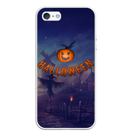 Чехол для iPhone 5/5S матовый с принтом Halloween Pumpkin в Санкт-Петербурге, Силикон | Область печати: задняя сторона чехла, без боковых панелей | halloween | halloween  pumpkin | pumpkin | хэллоуин | хэллоуин тыква