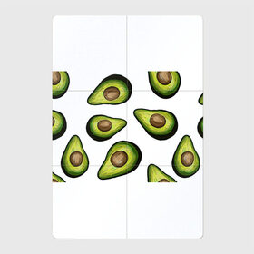 Магнитный плакат 2Х3 с принтом Авокадо в Санкт-Петербурге, Полимерный материал с магнитным слоем | 6 деталей размером 9*9 см | avocado | fruit | авокадо | овощ | фрукт