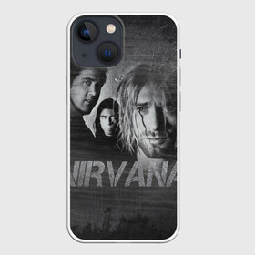 Чехол для iPhone 13 mini с принтом Нирвана в Санкт-Петербурге,  |  | kurt cobain | nirvana | rock | курт кобейн | нирвана | рок