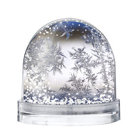 Снежный шар с принтом Морозная свежесть в Санкт-Петербурге, Пластик | Изображение внутри шара печатается на глянцевой фотобумаге с двух сторон | зима | зимний узор | мороз | морозный узор | узор