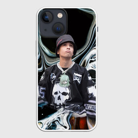 Чехол для iPhone 13 mini с принтом Slava Marlow исполнитель в Санкт-Петербурге,  |  | blogger | celebrity | dude | guy | music | pattern | rap | skull | slava marlow | артём готлиб | блогер | знаменитость | музыка | музыкант | парень | рэп | узор | череп | чувак